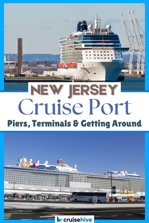 Planning a cruise out of New Jersey Cruise Port? Here's our guide on the Cape Liberty facility, getting around, and what's nearby. via @cruisehive Cruise Ports, Best Cruise, Carnival Cruise, Cruise Port, Cruise Tips, Travel Pins, Cruise Vacation, Packing Tips, Bahamas