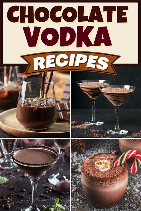 If you like rich, indulgent drinks, you'll go nuts for these fantastic chocolate vodka recipes. Sweet, boozy, and oh-so-dreamy, they're too good to miss. Brownie Recipes With Alcohol, 360 Chocolate Vodka Drinks, Chocolate Liquor Cocktails, Chocolate Alcoholic Drinks Easy, Chocolate Tequila Drinks, Double Chocolate Vodka Drinks, Chocolate Vodka Cocktails, Chocolate Drinks Alcohol, Chocolate Liquor Drinks