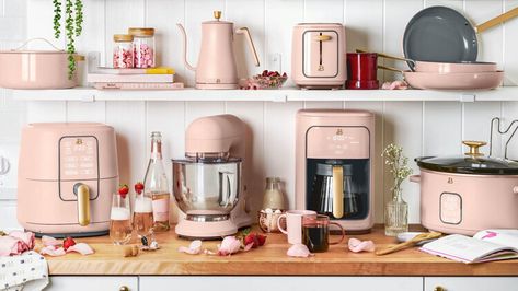 Beautiful by Drew Barrymore cookware range has a pink makeover ahead of Valentine's Day — Real Homes Drew Barrymore Beautiful, Beautiful By Drew Barrymore, Ultimate Cheesecake, Spicy Coleslaw, Non Toxic Cookware, Baked Pork, Baked Pork Chops, Pigs In A Blanket, Coleslaw Recipe