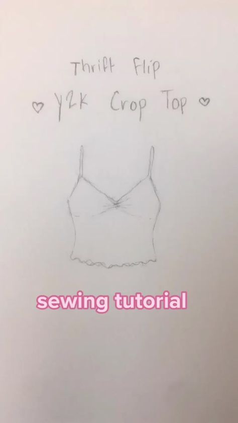 Tutorial Sewing, Upcycle Clothes Diy, Diy Clothes Videos, Sew Ins, Diy Clothes Design, Diy Fashion Hacks, Thrift Flip, Diy Fashion Clothing, Sewing Design