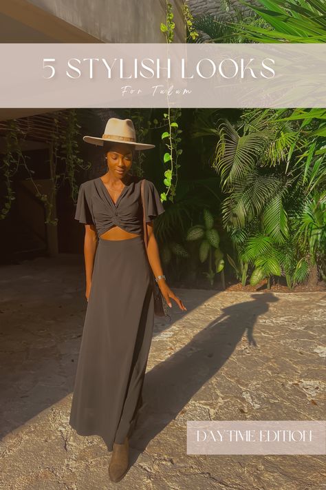 Explore 5 daylooks that are perfect for your next travel to Tulum, Mexico. This video showcases 5 different outfits from boho-chic to the perfect daylook for an adventurous day in Tulum. #daylook #feminine #outfits #styleguide #officialdsha #tulumstyle Tulum Style, Tulum Outfits, Feminine Outfits, Day Time, Tulum Mexico, Different Outfits, Style Guide, Tulum, Style Guides