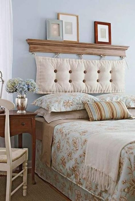 Diy Bed Headboard, Pillow Headboard, Design Ložnic, Headboard Ideas, Diy Headboards, Diy Headboard, Headboard Designs, Upholstered Panels, Bedroom Headboard