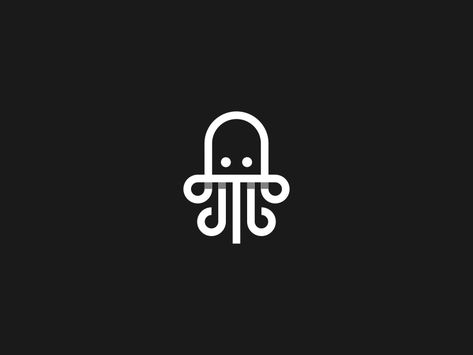 Squid Logo, Octopus Logo, Octopus Symbol, Octopus Logo Ideas, Stylized Octopus, Octopus Design Graphics, Octopus Design, Octopus Tattoo, Octopus Art