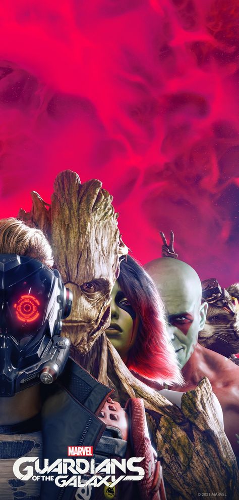 Guardians Of The Galaxy Game Art, Guardians Of The Galaxy Game Wallpaper, Marvel's Guardians Of The Galaxy Game, Guardians Of The Galaxy Game, Guardians Of The Galaxy Wallpaper, Galaxia Wallpaper, Marvel Movie Posters, Marvel Superheroes Art, Marvel Superhero Posters