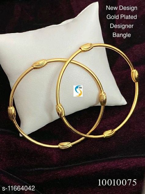 Simple Bangles For Daily Wear, Bangle Designs Gold Daily Wear, Bangles Jewelry Designs Gold Daily Use, Daily Wear Bangles In Gold, Daily Wear Gold Bangles Indian, Daily Use Gold Bangles Indian, Daily Wear Gold Bangles, Vanki Designs Jewellery, Simple Gold Bangle