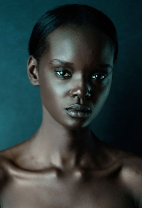 Duckie Thot/Australia/South Sudan Duckie Thot Model, Black Vogue, African American Beauty, Dark Skin Beauty, Next Top Model, Black Barbie, Dark Skin Women, African Beauty, Dark Beauty