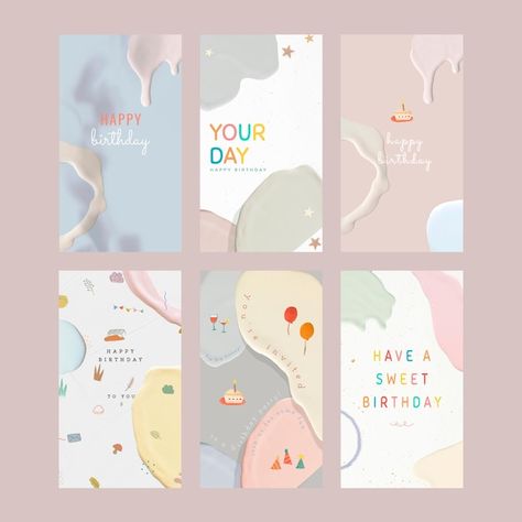 Pastel Template, Valentine Doodle, 16th Birthday Card, Doodle Frame, Birthday Cute, Watercolor Paper Texture, Deck Template, Geometric Shapes Art, Pastel Designs