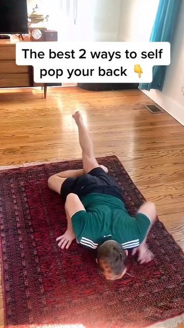 Moore Wellness on Instagram: "Best 2 ways to pop your back! Even if you don’t experience a pop or crack, these movements are amazing for mobility and provide a great stretch for the body! #body #stretching #pop #selfcare" Pop Your Back, Cracking Your Back, Jiu Jutsu, Yoga Master, Lower Back Pain Exercises, Lower Back Exercises, Neck Pain Relief, Relieve Back Pain, Back Pain Exercises