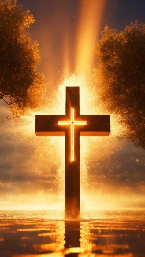 Holy Cross Aesthetic, Holy Cross Wallpaper, Praise Wallpaper, Jesus History, Aesthetic Jesus, Jesus Love Images, Jesus Background, Cross Silhouette, Cross Pictures