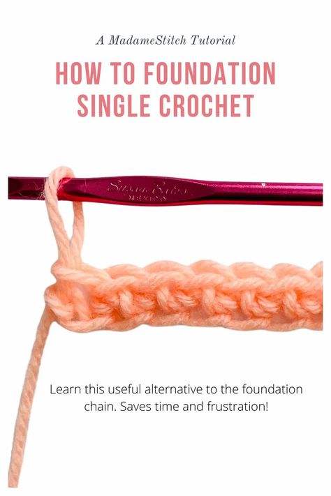 How To Start Crochet, Crochet Chain Stitch, Apply Foundation, Foundation Single Crochet, Crochet Hack, Crochet Stitches Free, Crochet Chain, Stunning Hairstyles, Single Crochet Stitch