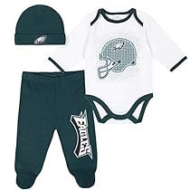 Eagles Outfit, Philadelphia Eagles Baby, Nfl Wives, Nfl Highlights, Nfl Philadelphia Eagles, Cheer Outfits, Cotton Sleepwear, Self Service, Toddler Boy Outfits