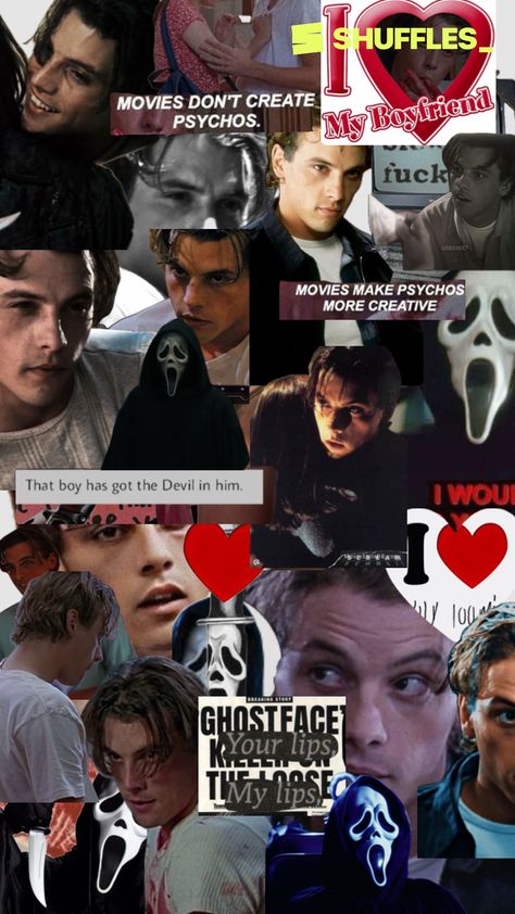 Created by adrithestar on Shuffles Billy Loomis Wallpaper, Billy Loomis Hot, Ghost Face Wallpaper Aesthetic, Carrie Movie, Scream Characters, Billy Loomis, Halloween Wallpaper Iphone Backgrounds, Scream Franchise, Halloween Wallpaper Backgrounds