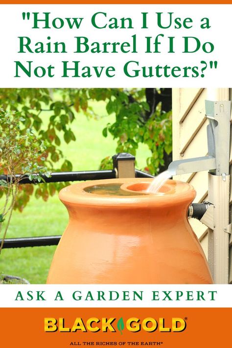 “I have been given a rain barrel, but don’t have gutters on my house. How can I gather rain in my rain barrel without gutters? Thank you.” Jenifer of Saint Petersburg, Florida #askagardenexpert #rainbarrel #rain #barrel #no #gutters #help Water From Air, Backyard Gardens, Rainwater Harvesting System, Work Decor, Rain Barrels, Homesteading Ideas, Gardening Diy, Backyard Gardening, Lawn Art