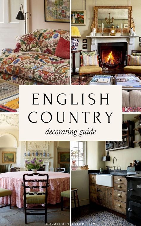 Modern English Cottage Decor, English Country Decor Cottage Shabby Chic, British Countryside House Interior, British Cottage English Countryside, English Country Decorating, English Country Bathroom, English Style Interior, English Countryside Decor, English Country Decor Living Room