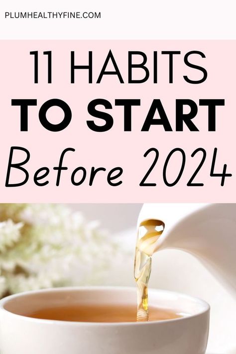 To Do Before New Year, New Year Habits, New Year Things, Good Habits To Start, Habits Routine, Before New Year, Daily Routine Habits, Habits To Start, Simple Habits