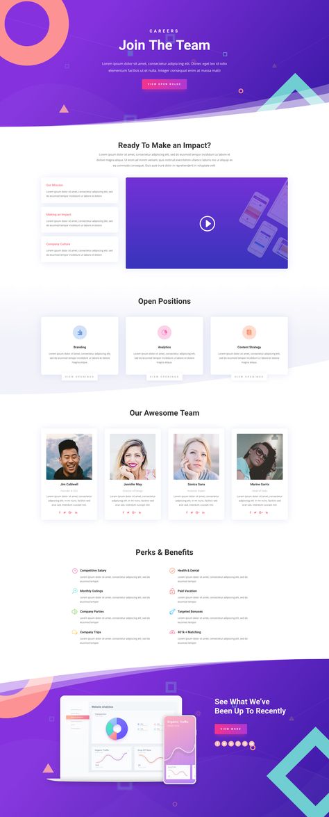 Digital marketing careers page Gradient Inspiration, Bright Gradient, Corporate Website Design, Beautiful Web Design, What Is Fashion Designing, Web Design Websites, Web Design Quotes, Template Wordpress, Book And Magazine Design