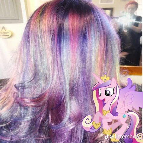 Mlp Hair, My Little Pony Hair, Y2k Inspo, Retro Festival, Cute Hair Colors, Aesthetic Floral, Y2k Cute, Dyed Hair Inspiration, Doll Barbie