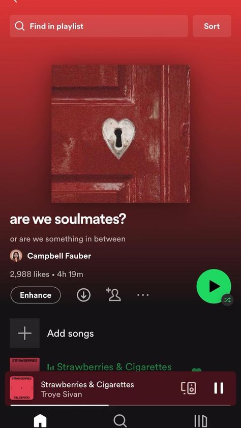 are we soulmates? / a playlist for lovers / spotify: campbell fauber 💌 in 2022 | Therapy playlist, Song suggestions, Spotify music Love Letter To Girlfriend, Playlist Song, Names For Girlfriend, Best Spotify Playlists, Indie Music Playlist, Playlist Names Ideas, Radio Playlist, Therapy Playlist, Playlist Spotify