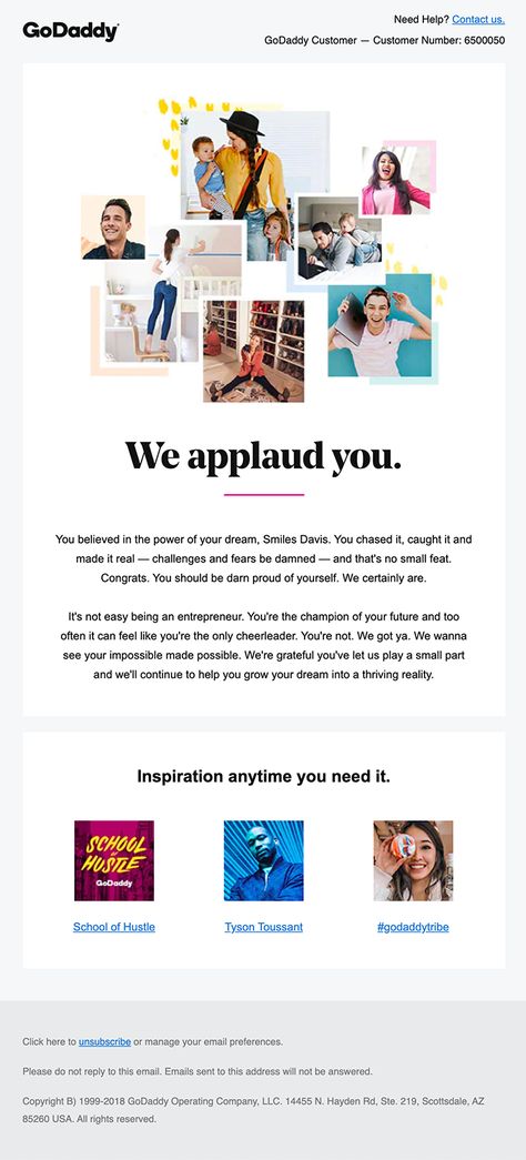 Creative Emailer, Rebrand Launch, Appreciation Email, National Small Business Week, Lake Rules, B2b Marketing Strategy, Small Business Week, Newsletter Ideas, Power Of Gratitude