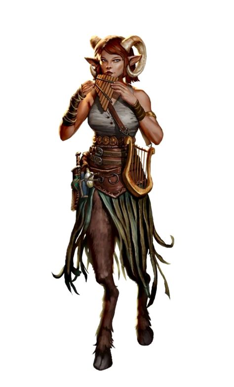 Female Satyr Fey - Pathfinder 2E PFRPG DND D&D 3.5 5E 5th ed d20 fantasy Award Winner