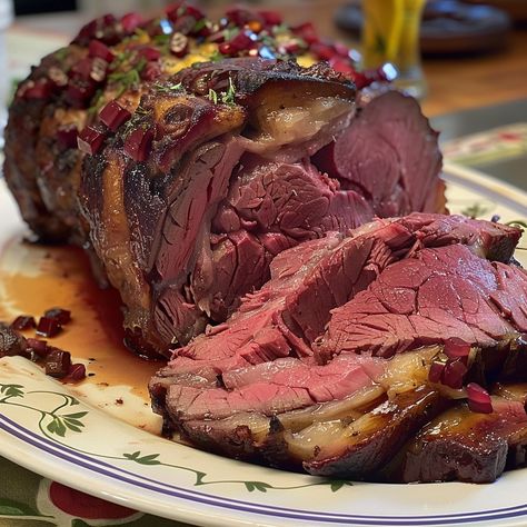 Poor Mans Prime Rib, Beef Eye Of Round, Beef Recipes Easy Dinners, Eye Of Round Roast, Eye Of Round, Prime Rib Roast Recipe, Rib Roast Recipe, Rib Recipe, Beef Steak Recipes