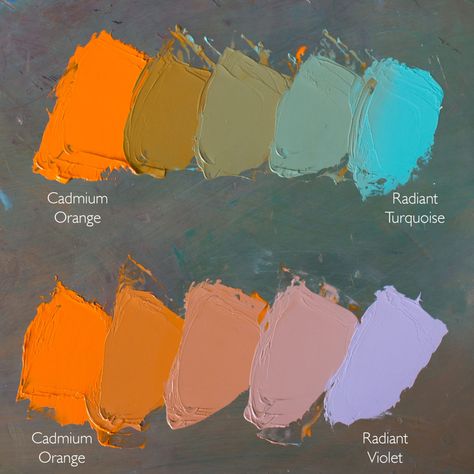 Mixing Paint Colors, Oil Painting Tips, Color Mixing Chart, Colorful Oil Painting, Art Theory, Oil Painting Techniques, 수채화 그림, Georges Braque, Color Studies