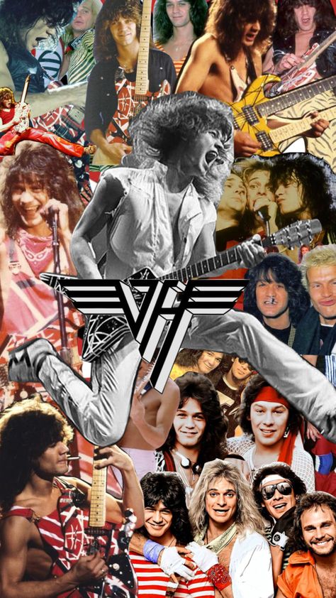 Van Halen Wallpaper, Rock And Roll Aesthetic, Van Halen Band Poster, Eddie Van Halen Black And White, Eddie Van Halen Guitar Wallpaper, Eddie Van Halen Black And White Guitar, Punks Not Dead, Xmas Pictures, Heavy Metal Art