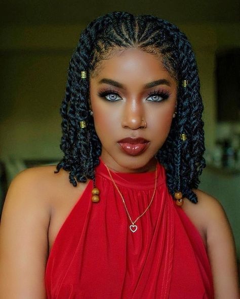 Short Hair Twist Styles, Bob Braids Hairstyles, Tan Skin Blonde Hair, Short Box Braids Hairstyles, Box Braids Hairstyles For Black Women, Glamorous Hair, Braided Cornrow Hairstyles, Pelo Afro, Quick Braided Hairstyles