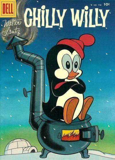 chilly willy the penguin | Chilly Willy No.1 (Dell Four Color, No.740) Kickin It Old School, Old Cartoon Characters, Childhood Things, Dell Comic, Distant Memory, Vintage Cartoons, Woody Woodpecker, Old School Cartoons, School Cartoon