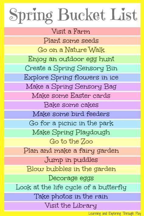 Spring Bucket List for Kids. Fun things to do with kids in spring. Learning and Exploring Through Play. Nyc Study, Family Landscape, Spring Bucket List, Relax Nature, Usa Photography, Photography Coffee, Photographer Lifestyle, Spring Fun, Spring Activities