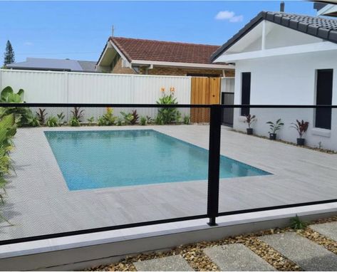 Pool Perf, Australian Pool, Pool Fencing Landscaping, Mesh Pool Fence, Fence Types, Fence Around Pool, Aluminum Pool Fence, Fences Ideas, Pool Fences