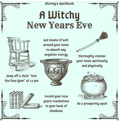 Witchy Traditions, Witchy Holidays, Beginner Witches, Beginner Witch, Prosperity Spell, Witch Tips, Green Witchcraft, Magia Das Ervas, New Years Traditions