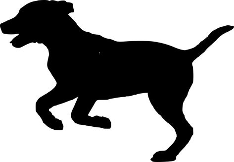 Silhouette Dog Doggy - Free vector graphic on Pixabay Dog Treadmill, Dog Hot Spots, Silhouette Dog, Dog Training School, Dog Training Classes, Dog Quilts, Dog Exercise, Animated Animals, Silhouette Images