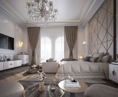 Reka Bentuk Bilik Tidur, Luxe Bedroom, Luxury Bedroom Design, Luxury Bedroom Master, Elegant Bedroom, Room Design Bedroom, Small Room Bedroom, Room Ideas Bedroom, The Bedroom