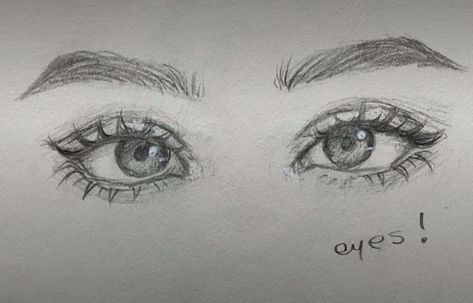 Face Features Sketches, Realistic Body Drawings, Pretty Eyes Drawing, Semi Realism Eyes, Drawing Art Aesthetic, Easy Eye Drawing, Notice Me, Eye Sketch, Art Tools Drawing