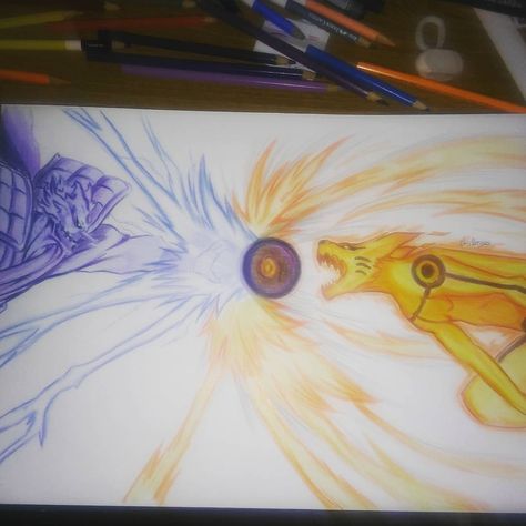 Finished drawing of kurama versus susanoo  Naruto vs sasuke final battle  #anime #manga #art #drawing #dibujo #artist #lápices #boceto… Naruto Vs Sasuke Final Battle, Sasuke Final Battle, Naruto Vs Sasuke Final, Susanoo Naruto, Naruto Vs Sasuke, Naruto Vs, Final Battle, Naruto Drawings, Traditional Art