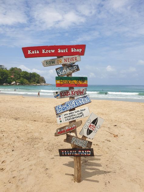 Kata Beach is located in Thailand. Thai Beach Aesthetic, Thailand Beach Aesthetic, Phuket Thailand Aesthetic, Phuket Aesthetic, Bangkok Beach, Travelling Couple, Karon Beach Phuket, Kata Beach Phuket, Thailand Culture