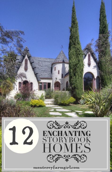 These Beautiful Vintage Storybook Homes from the 1920s will Inspire & Enchant You! Storybook Cottage Kitchen, Storybook Home Interior, Story Book Architecture, Storybook House Floor Plans, Storybook Home Exterior, Storybook Homes Interior, Storybook Homes Plans, Storybook Cottage House Plans, Story Book House