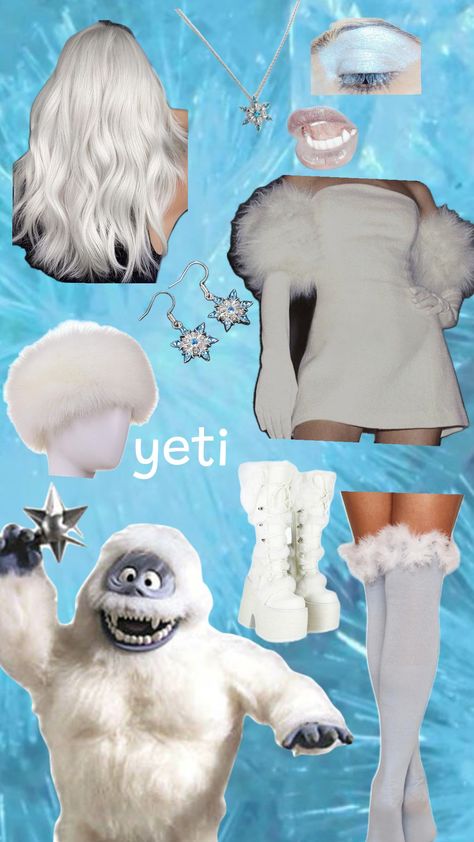 #yeti Abominable Snowman Costume Women, Yeti Costume, Abominable Snowman Costume, Snowman Costume, Christmas Contests, Abominable Snowman, Costume Women, Spirit Week, Costumes For Women