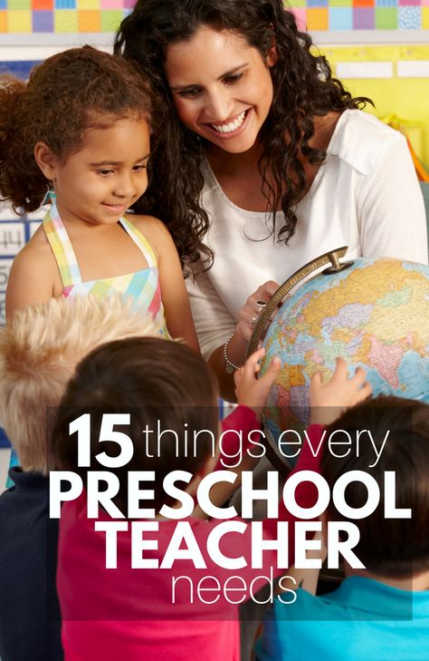 15 Things Every Preschool Teacher Needs - No Time For Flash Cards #kids #crafts #kidscrafts #preschool #preschoolactivities #kidcrafts #activities #activitiesforkids First Time Preschool Teacher, Being A Preschool Teacher, What Should A Preschooler Know, What Preschoolers Need To Know, Pre K Teacher, Preschool Professional Development, Tips For Preschool Parents, Preschool Daily Schedule Early Childhood, Diet Menu