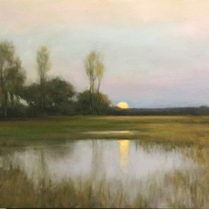 Dennis Sheehan, Tonalist Paintings, Marsh Painting, Sun Oil, Fall Landscape Photography, Salt Marsh, Fine Art Painting Oil, Landscape Art Painting, Collage Art Mixed Media