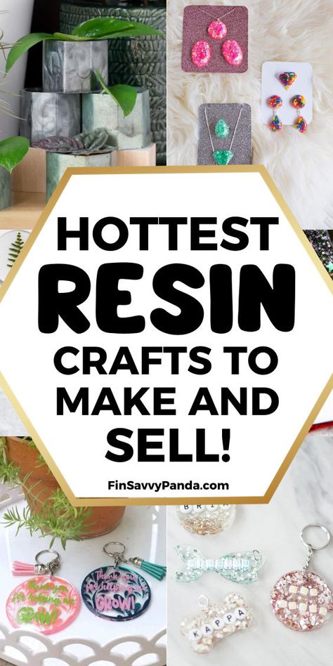 Easy Resin Crafts, Crafts For Adults To Sell, Epoxy Resin Diy, Resin Crafts Tutorial, Diy Resin Projects, Crafts For Adults, Dollar Tree Finds, Resin Jewelry Diy, Resin Design