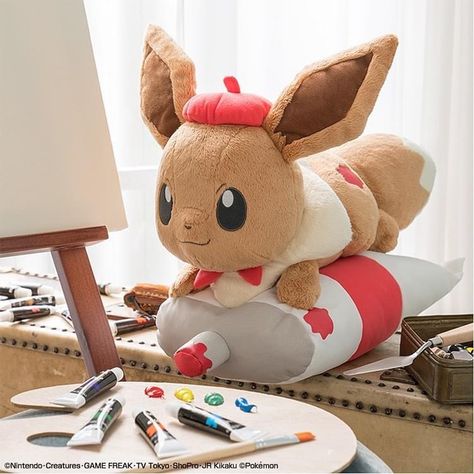 Evee Plush, Eevee Plush, 3d Pokemon, Pokemon Plushies, Cute Pokemon Pictures, Eevee Evolutions, Pokemon Toy, Pokemon Eevee, Cute Plushies