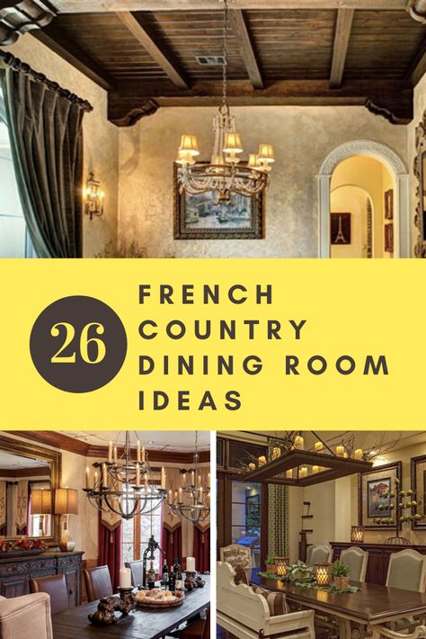 Country French Chandeliers, French Formal Dining Room, Country French Dining Room Ideas, French Style Dining Room Ideas, Dining Room English Country, French Country Dining Table And Chairs, Rustic French Country Dining Room, Dining Room Design French Country, French Country Dining Room Decor Ideas