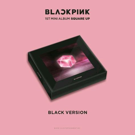 Album Blackpink, Blackpink Album, Yg Family, Blackpink Square Up, Pop Albums, Japanese Graphic Design, Vintage Graphic Design, Graphic Design Poster, Photo Postcards