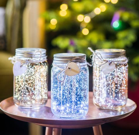 Planning an Outdoor Wedding: Everything You Need to Know - Confetti Firefly Jar, Fairy Lights In A Jar, Light Nursery, Fireflies In A Jar, Glitter Jars, Nursery Lighting, Lamps Shades, Jar Art, Jar Diy