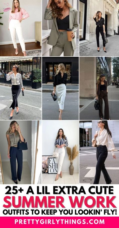 Summer Work Outfits Women, Office Casual Summer, Women Summer Work Outfits, Casual Summer Work Outfits, Work Outfits Women Casual, Chic Summer Work Outfits, Plus Size Summer Outfits Big Stomach, Platform Sandals Outfit, Work Outfits Summer