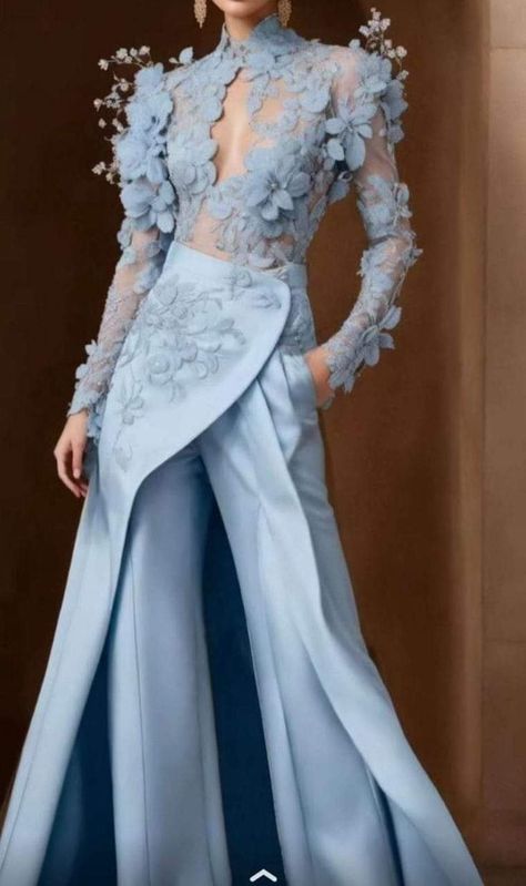 Ninang Outfit, Iconic Aesthetic, Formal Occasion Dress, Designer Sunglasses For Women, Glamour Dress, Long Sleeve Evening Dresses, Woman Suit Fashion, Blue Gown, Trendy Sunglasses