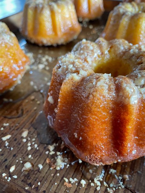 Rum Cakes, Mini Rum Cakes, Rum Pineapple Cake, Homemade Rum Cake From Scratch, Rum Cake With Cake Mix Recipes, Mini Rum Bundt Cakes Recipe, Mini Rum Bundt Cakes, Mini Bundt Rum Cake Recipes, Mini Rum Cakes Bundt Pans