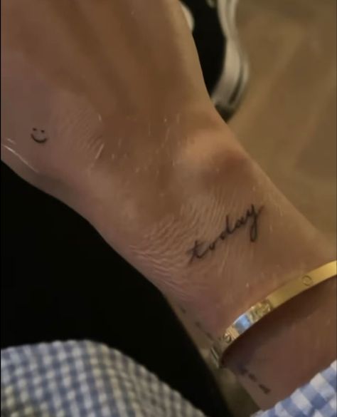 Upper Wrist Tattoo, Top Of Wrist Tattoos, Tattoos Elegant, Today Tattoo, Rare Tattoos, On Tattoo, Today Is Your Day, Petite Tattoos, Minimalist Tattoos